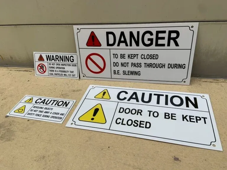 ２２-不鏽鋼UV彩印標示牌